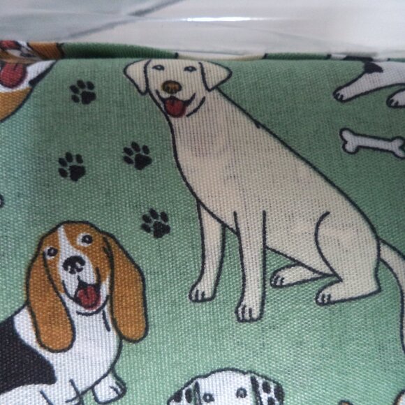 Ashley Copper Dog Puppy  4 piece Micro Fiber King sheet set green NEW NWT - Picture 6 of 7